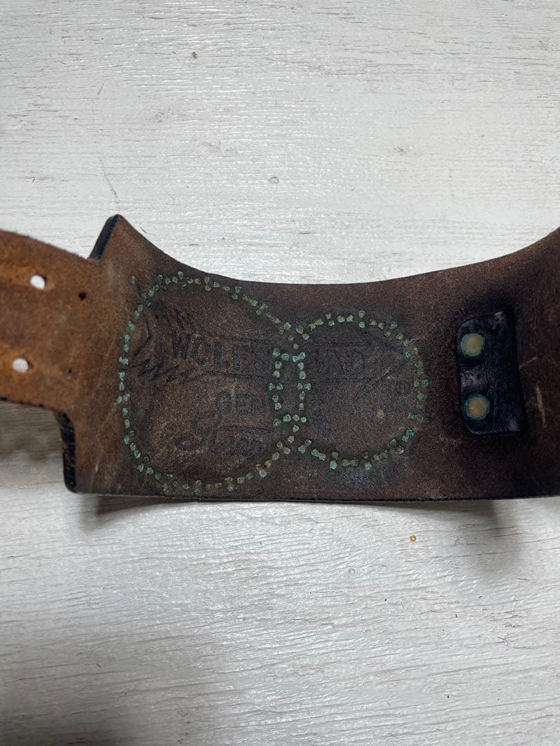 WOLF'S HEAD ウルブズヘッド 本革 ブレスレット