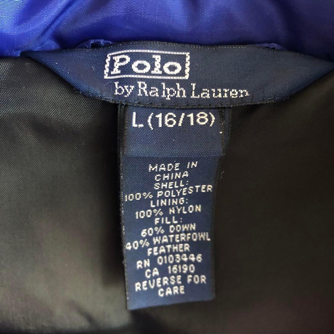 POLO RALPH LAUREN ラルフローレン　ダウンジャケット S ブルー