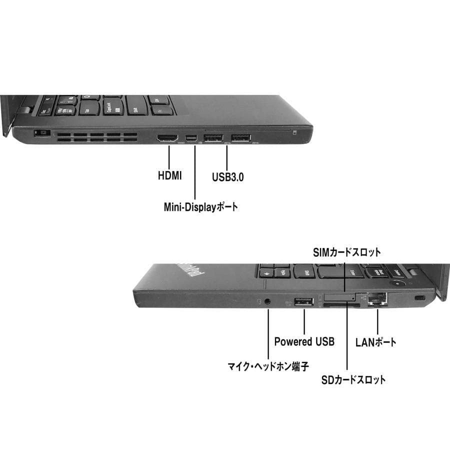 ThinkPad X260 Core i3 メモリ8GB SSD256GB