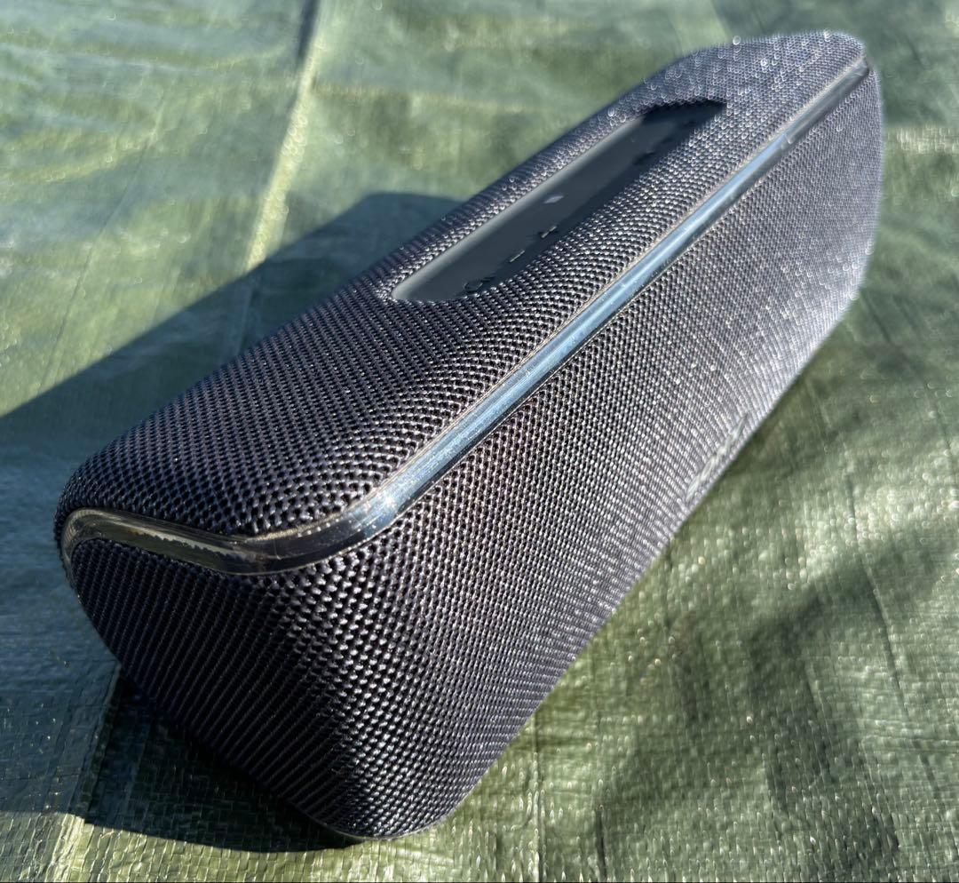 【中古】SONY BluetoothスピーカーXB41 ブラック　専用ケース付