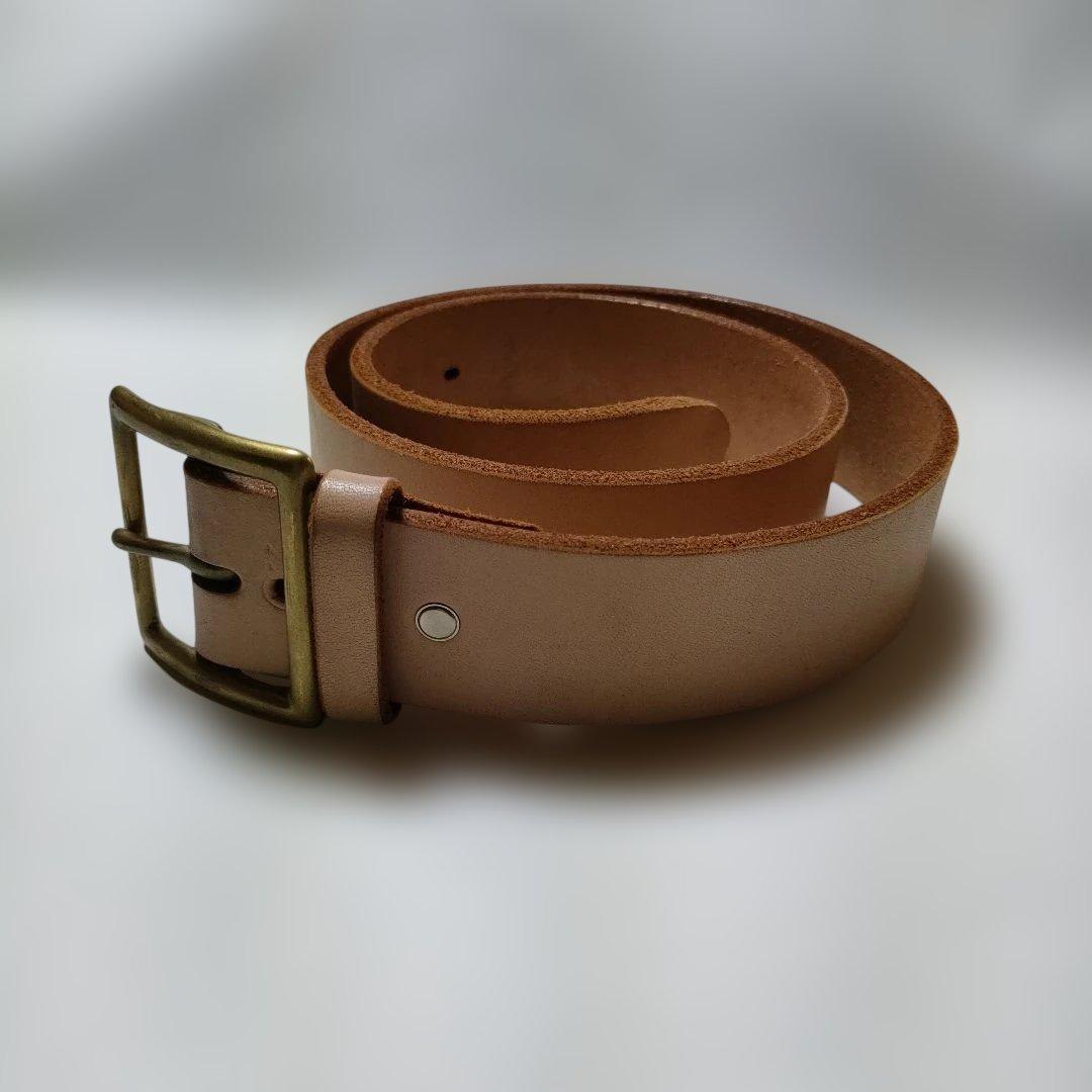 ザリアルマッコイズ McCOY'S ギャリソンベルト ベージュ 34 難有り