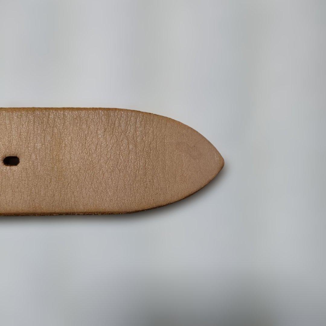 ザリアルマッコイズ McCOY'S ギャリソンベルト ベージュ 34 難有り