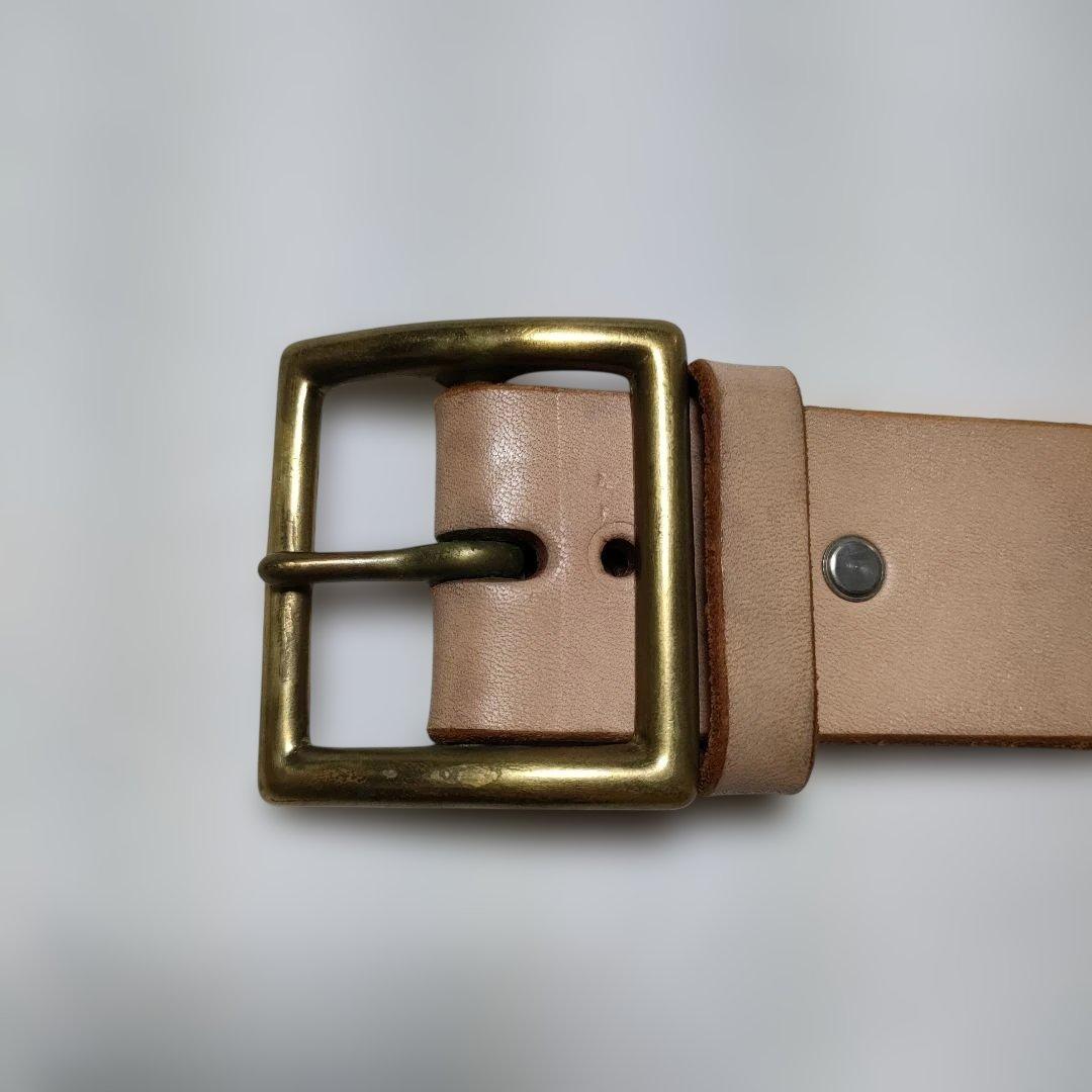 ザリアルマッコイズ McCOY'S ギャリソンベルト ベージュ 34 難有り