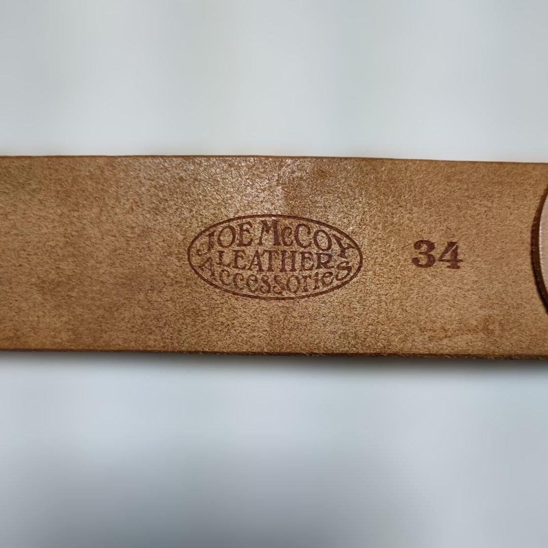 ザリアルマッコイズ McCOY'S ギャリソンベルト ベージュ 34 難有り