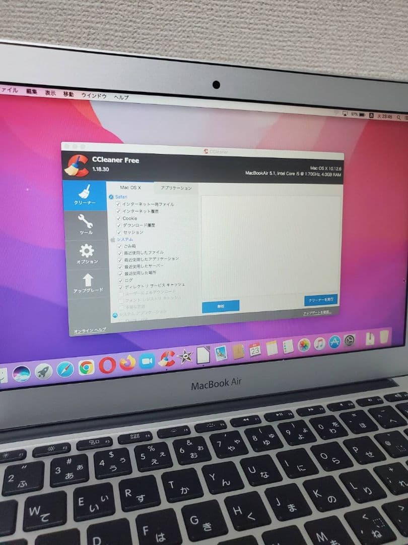 バッテリーとキーボード新品！MacBook Air