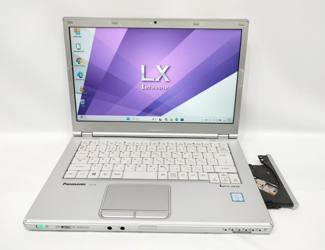 Windowsノート本体 14FHD Panasonic CF-LX6RDHVS I5 7300U DVD