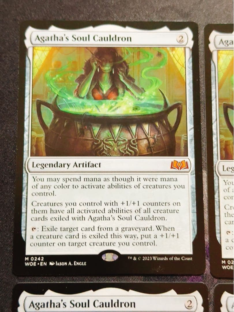 アガサの魂の大釜　英語　4枚セット