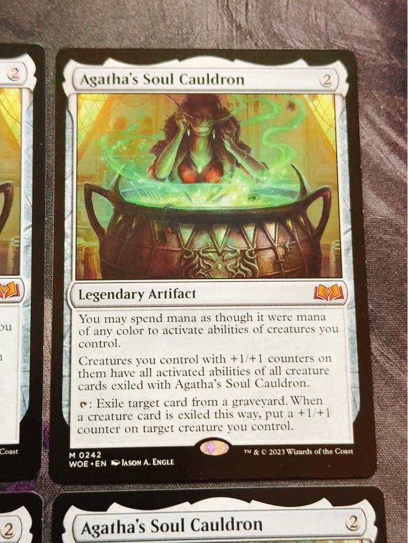 アガサの魂の大釜　英語　4枚セット