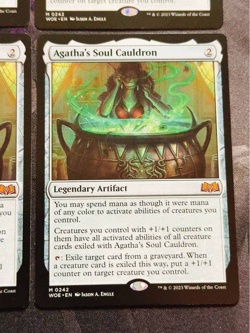 アガサの魂の大釜　英語　4枚セット