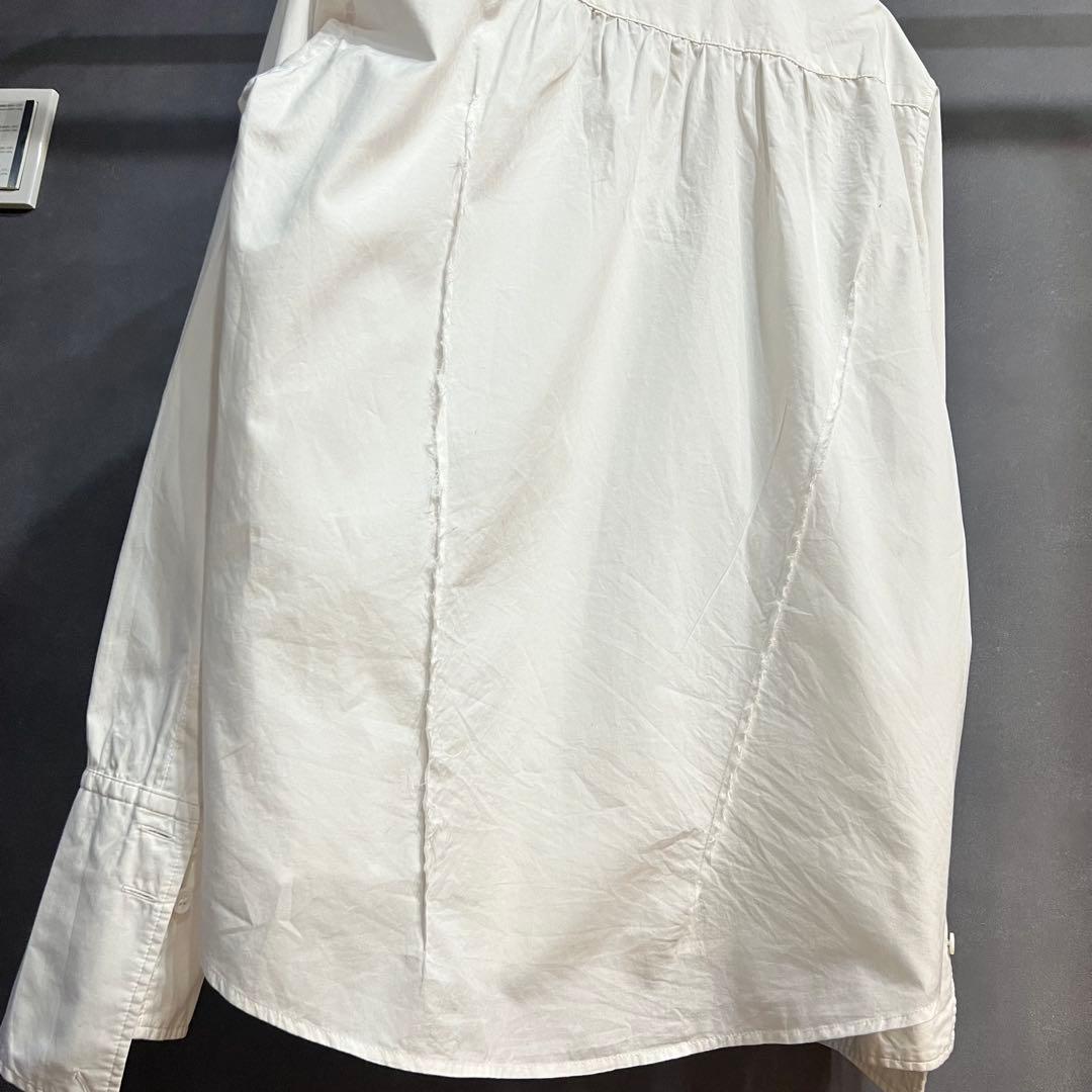 sulvam ホワイト長袖シャツ　メンズ　サイズＭ