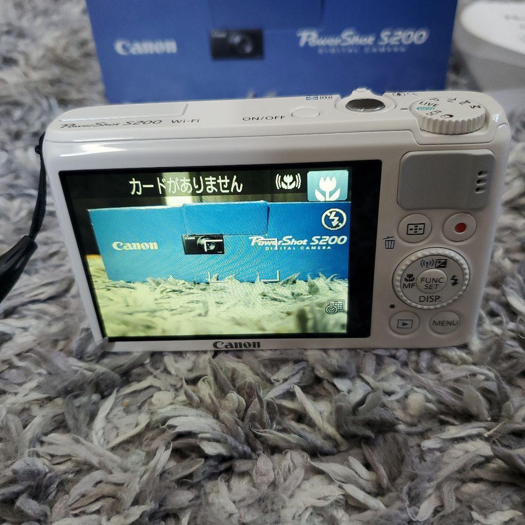 【美品】Canon PowerShot S200 ホワイト