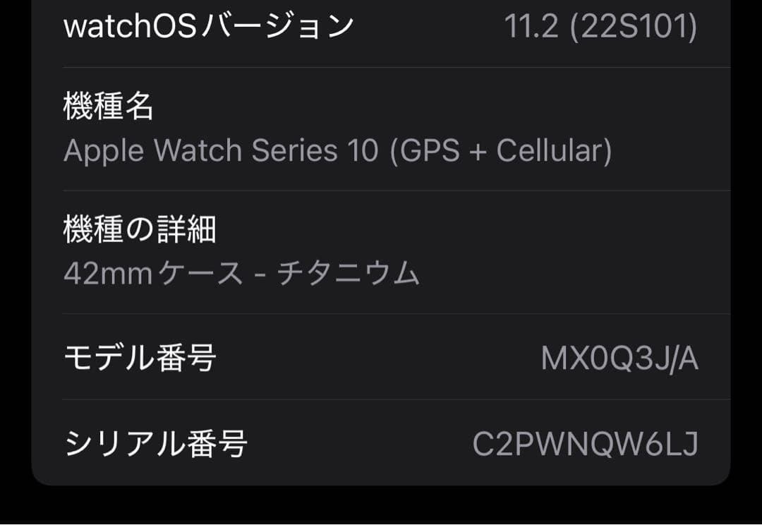 miina　2886 未使用　Apple Watch シリーズ10 チタニ