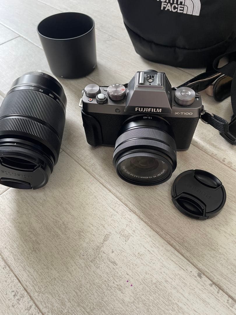 Fujifilm X-T100 ミラーレス一眼　ダークシルバー