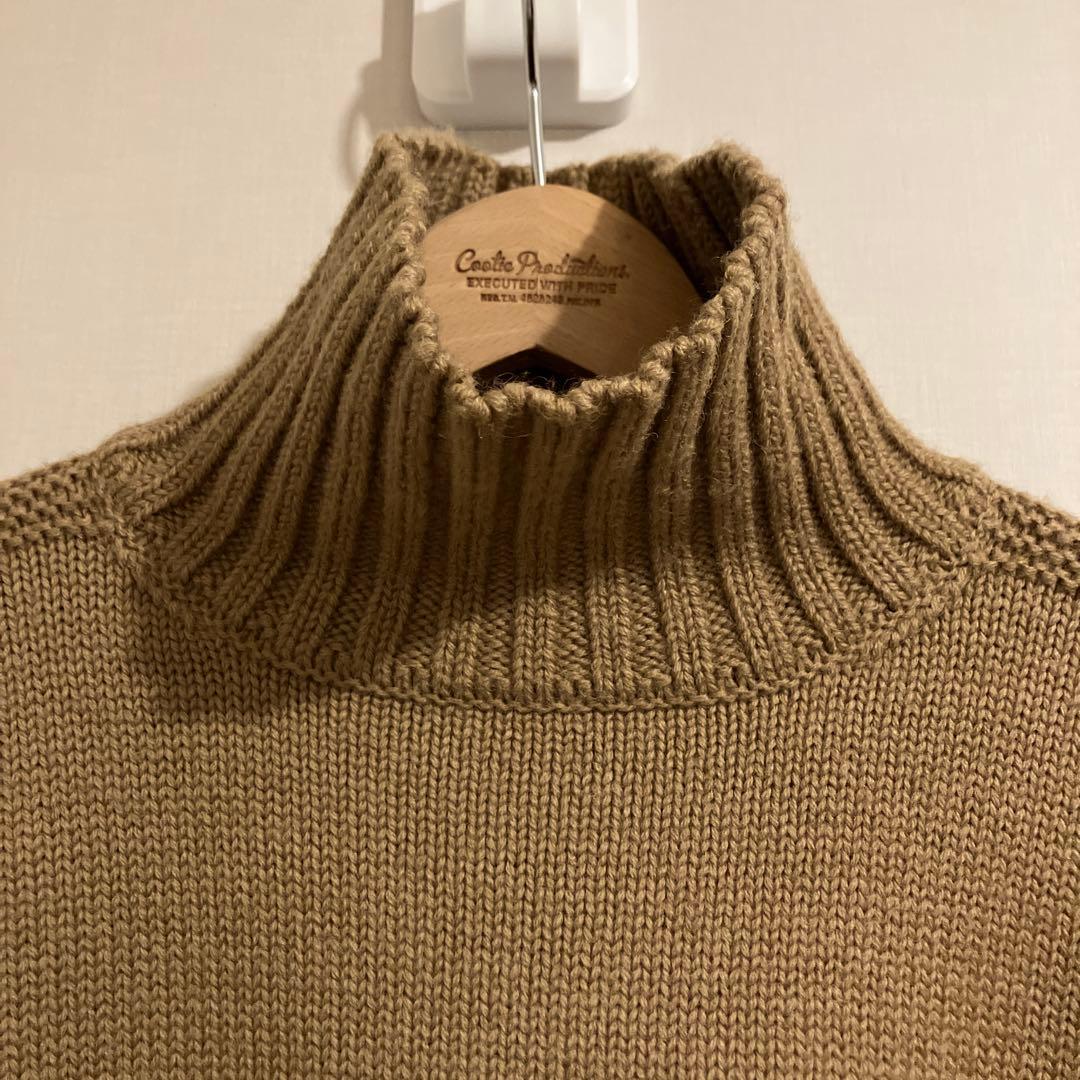 Butcher Products ハイネックニット 44 ベージュ