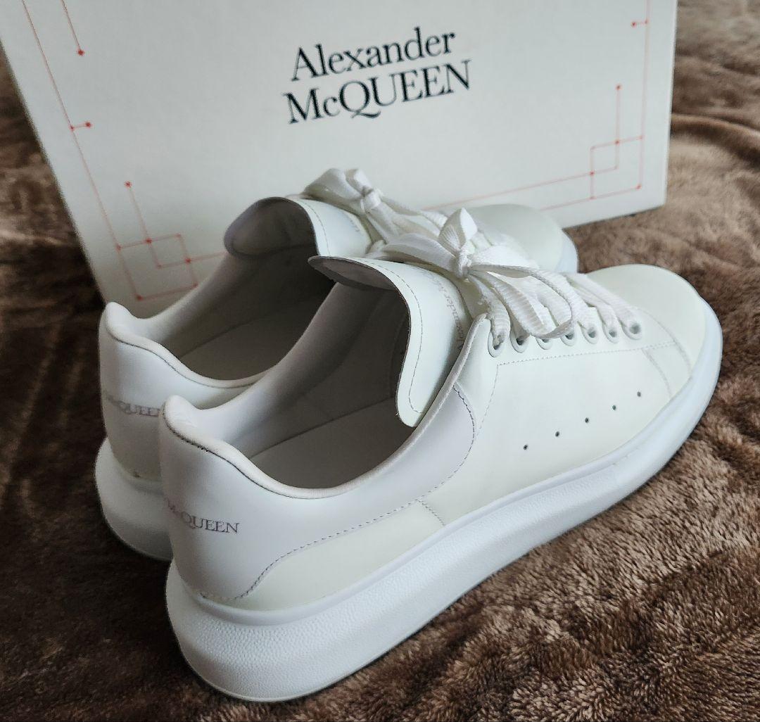 訳あり　Alexander McQueen 　レザースニーカー　41　2６cm