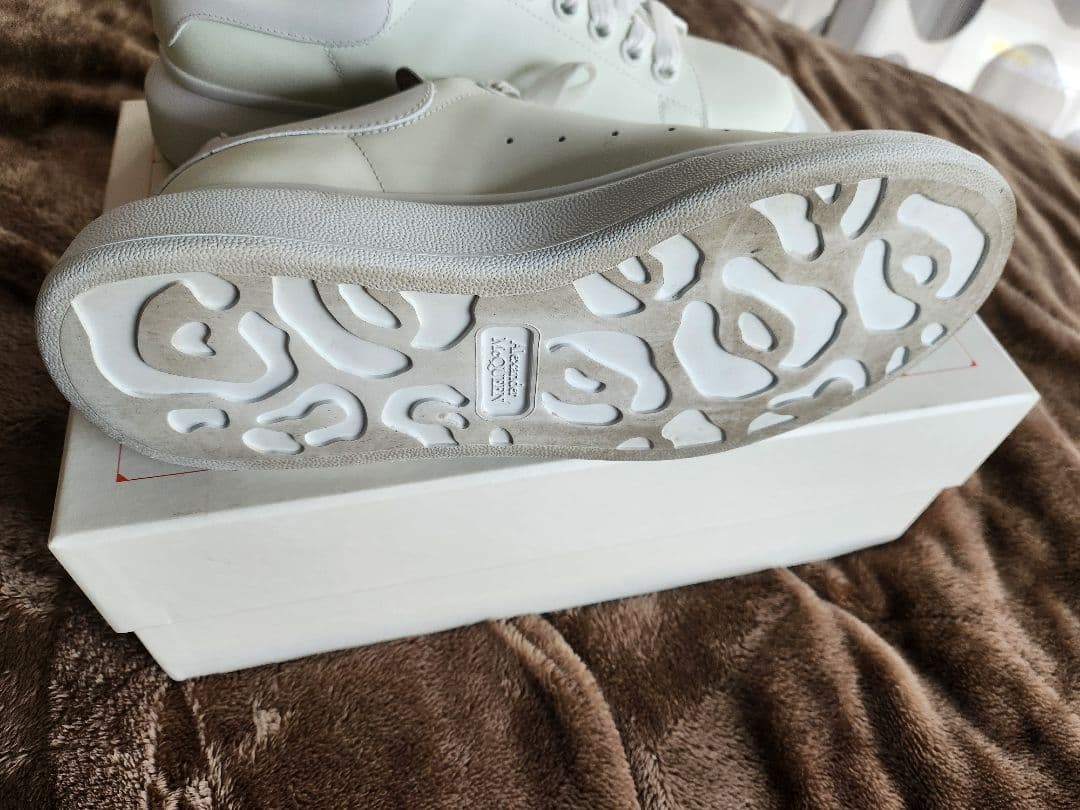 訳あり　Alexander McQueen 　レザースニーカー　41　2６cm