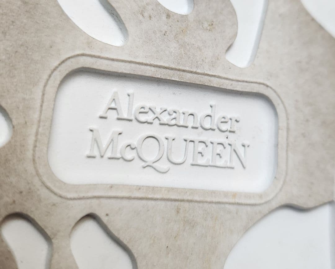 訳あり　Alexander McQueen 　レザースニーカー　41　2６cm