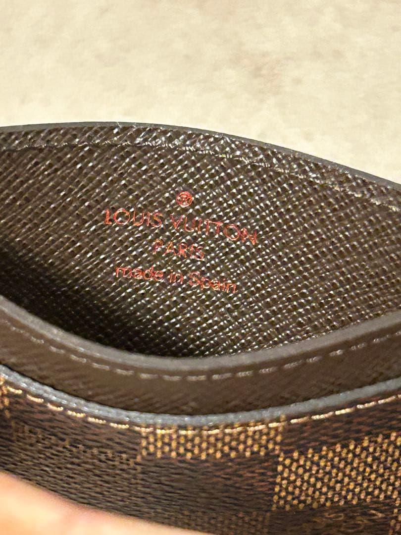 LOUIS VUITTON ダミエ・エベヌ 名刺入れ
