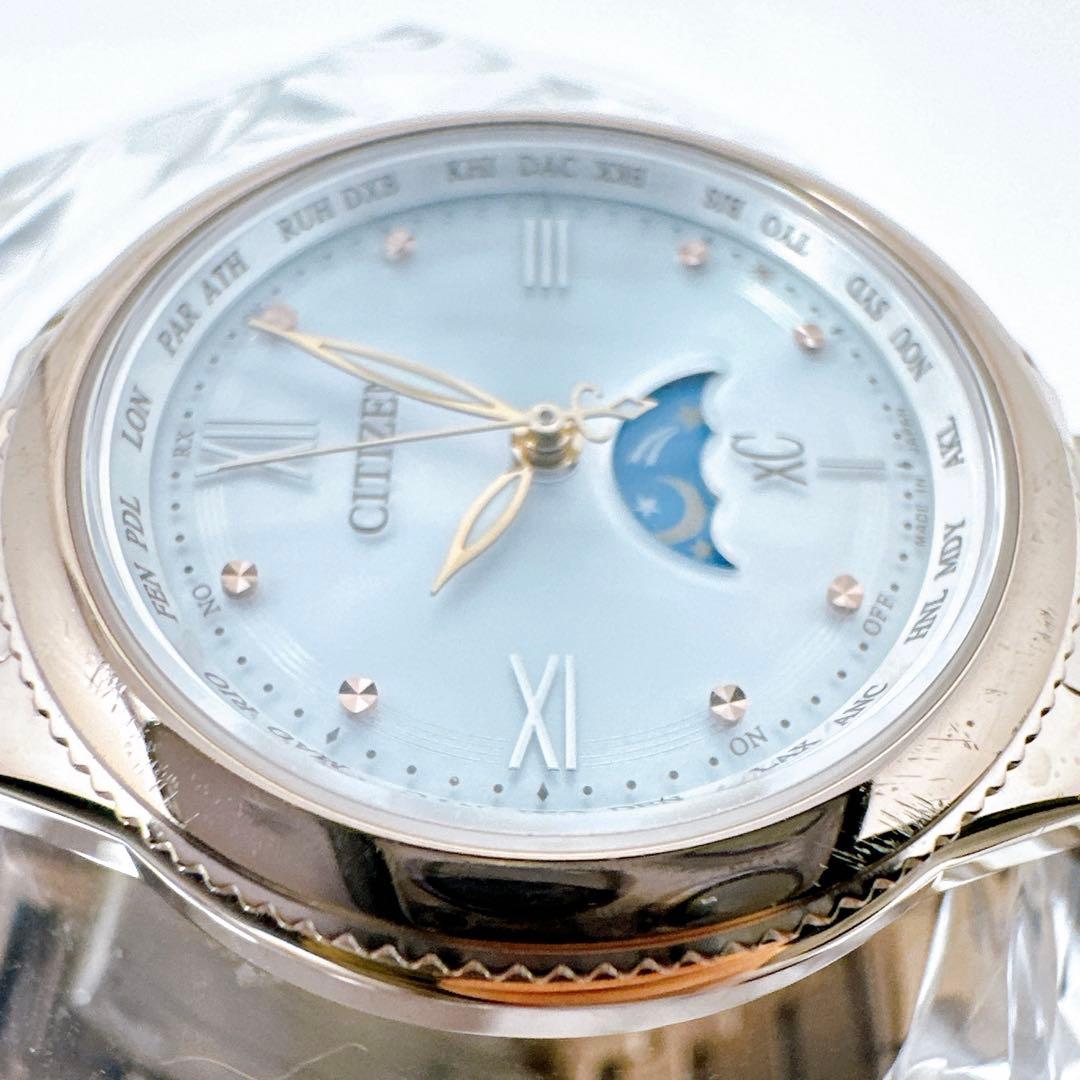 美品稼働 シチズン 腕時計 ダイチコレクション ムーンフェイズ 電波ソーラー