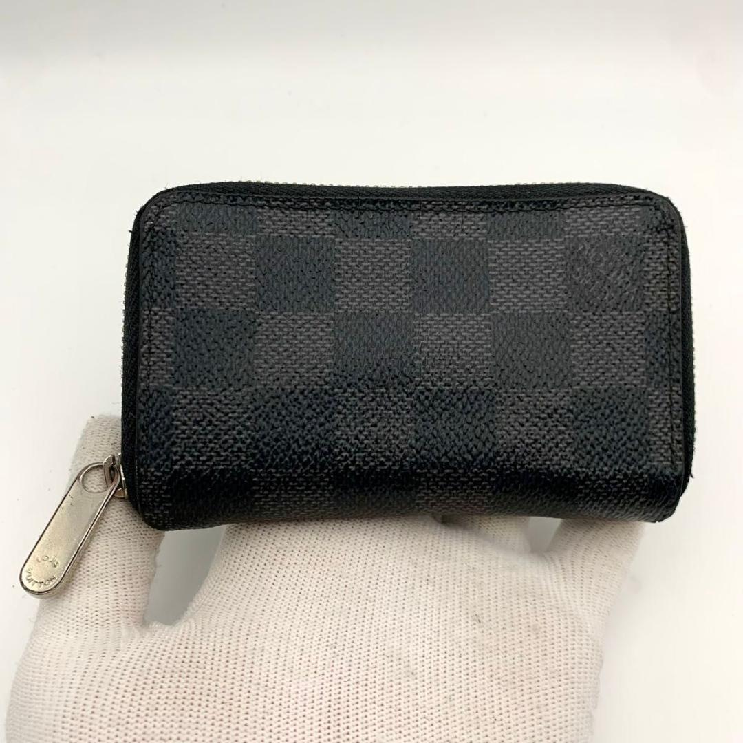 鑑定済み ルイヴィトン ジッピーパース 財布 ケース コンパクト 黒