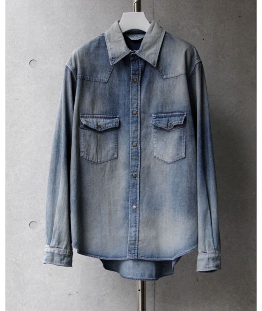 ANCELLM デニムウェスタンシャツ サイズ2