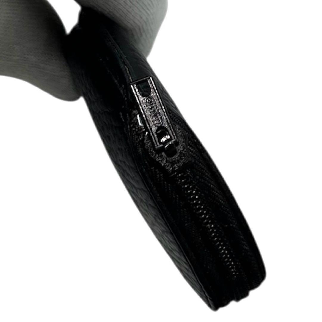 ロエベ　LOEWE 小銭入れ　ケース　シボ革　ブラック　財布　ウォレット