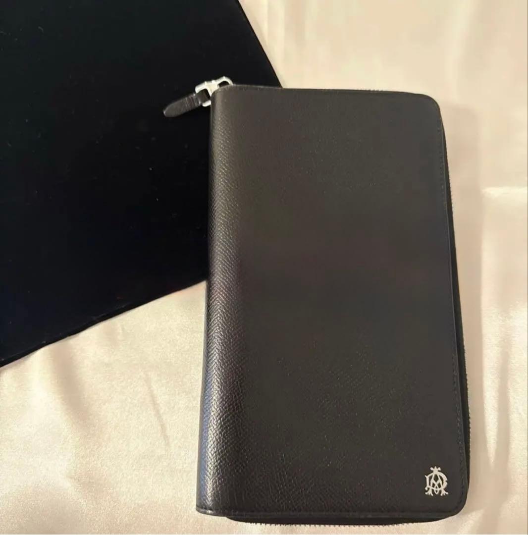 ダンヒル　レザー製　長財布 大きめ　黒