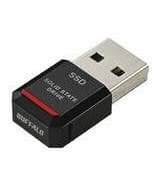 【開封済み・新品】1TB BUFFALO 外付けSSD PST1.0U3BA