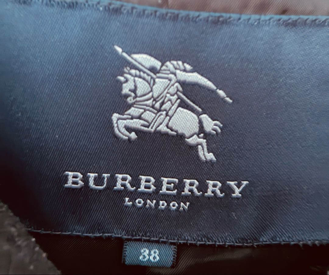 BURBERRY LONDON ダッフルコート ブラック 38