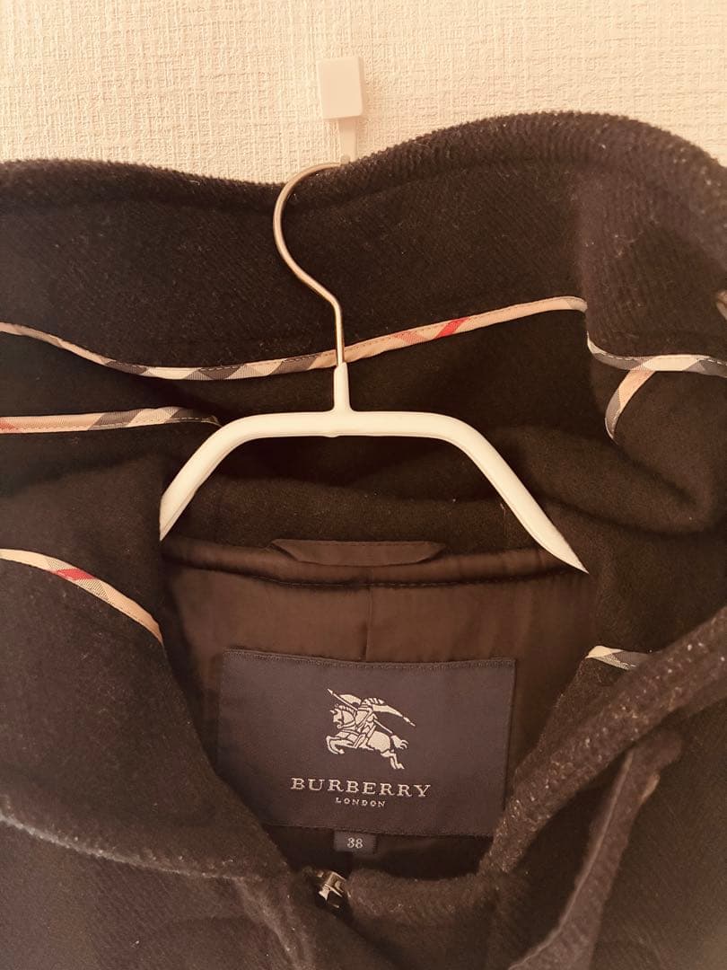 BURBERRY LONDON ダッフルコート ブラック 38