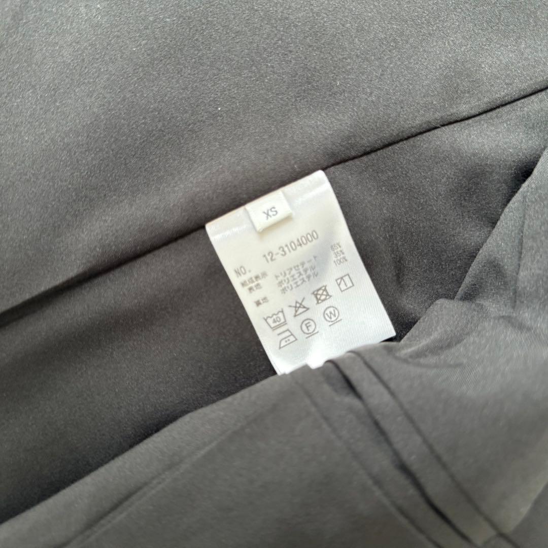 PLST プラステ セットアップスーツ ノーカラージャケット ブラック洗濯可XS