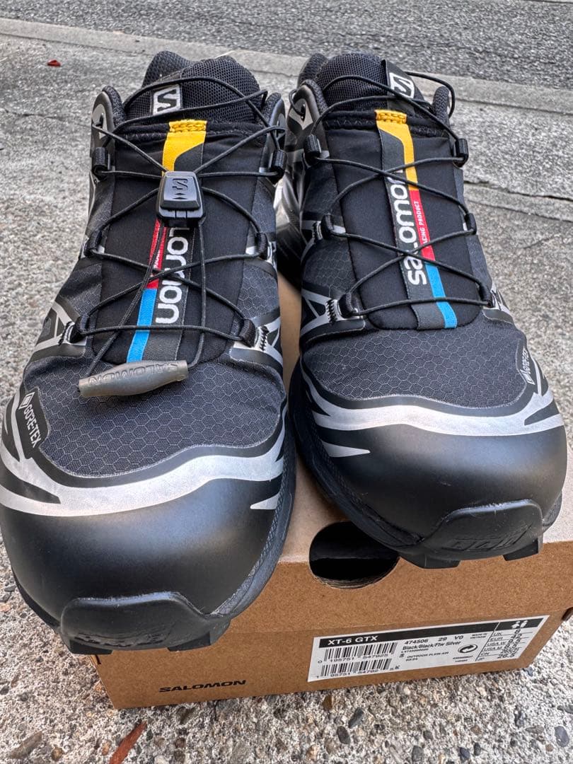サロモン XT-6 GTX 26.5cm ブラック ゴアテックス