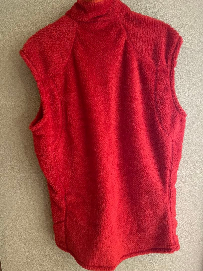 最終値下げ　patagonia メンズ L フリースベスト 赤