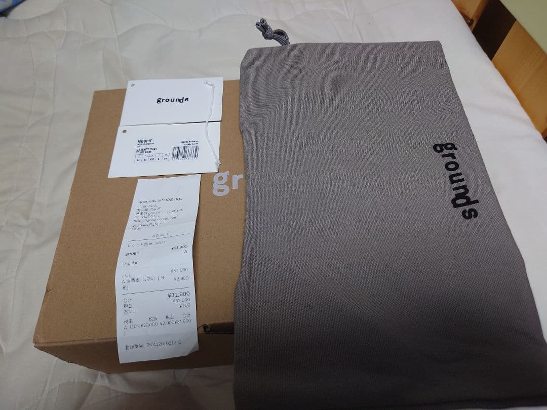 grounds MOOPlE ホワイトグレー 28cm