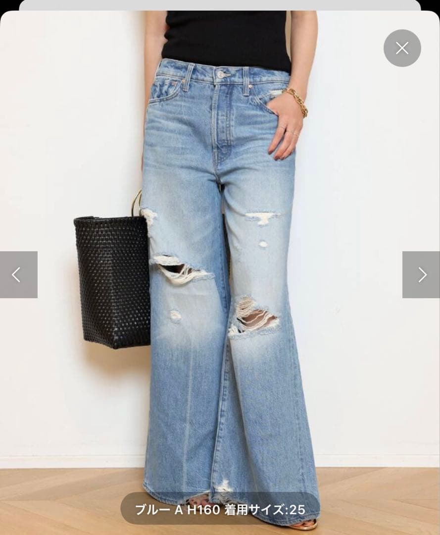 MOTHER The Ditcher Roller Hover デニム 24