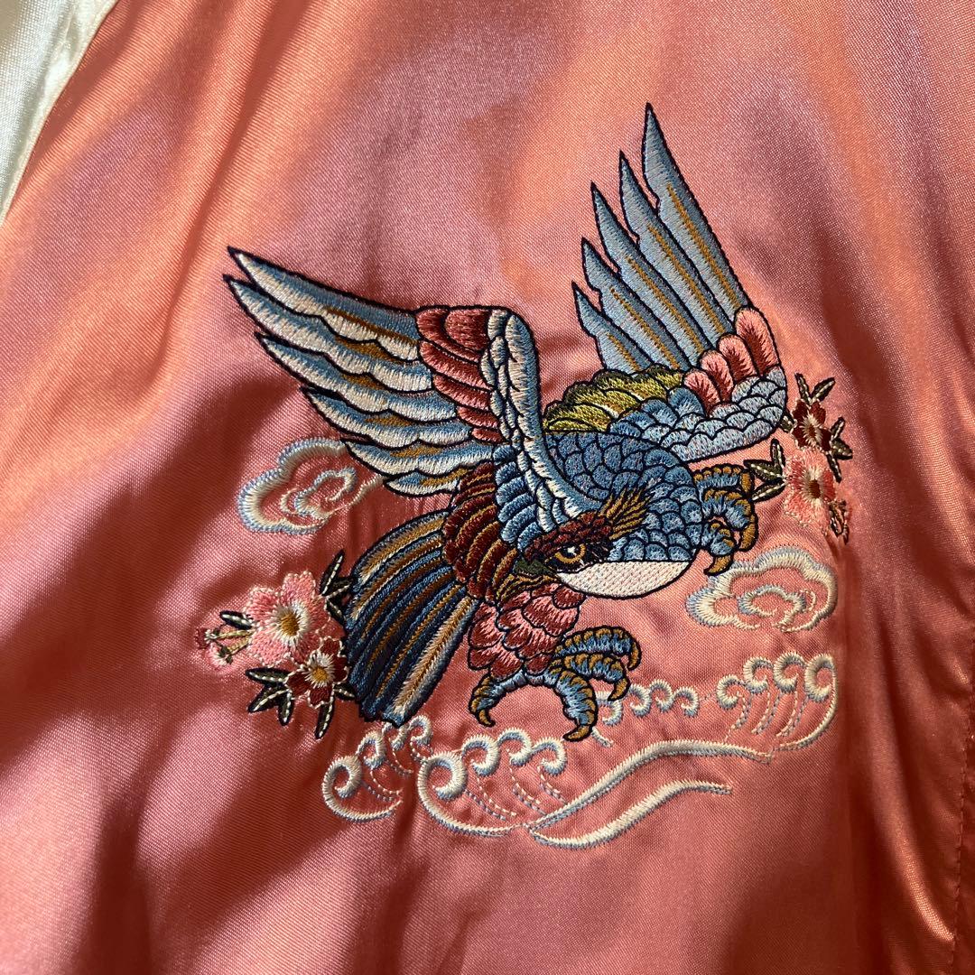 Tedman's スカジャン 赤い悪魔刺繍44 XL