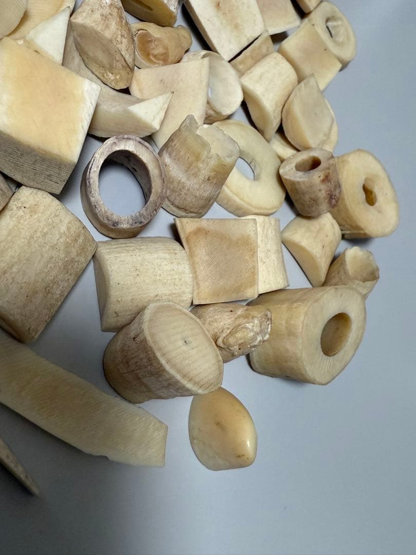 鯨歯マッコウクジラの歯 さまざまな形状。形状 さまざまな形状 重量：233g