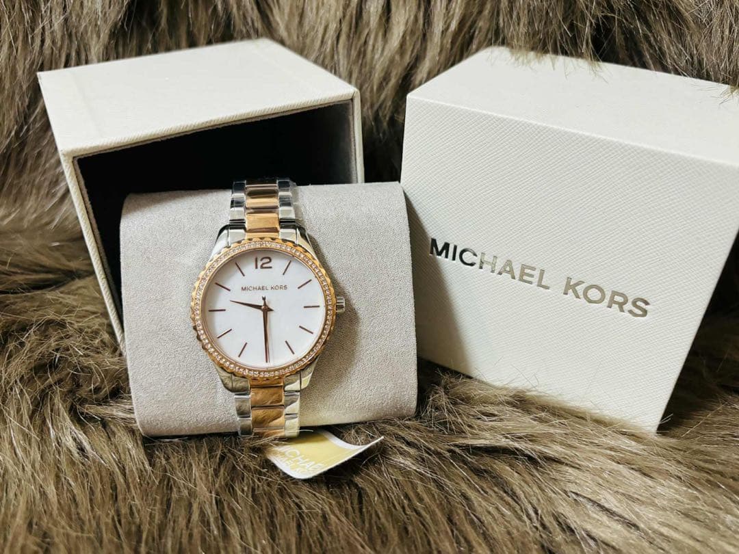 MICHAEL KORS アナログ時計 シルバー/ゴールド