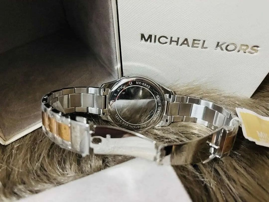 MICHAEL KORS アナログ時計 シルバー/ゴールド