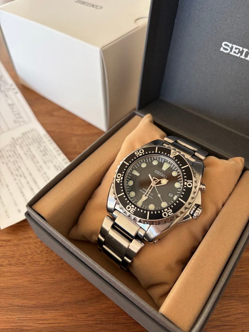 時計 SEIKO KINETIC DIVERS 5M62-0bl0