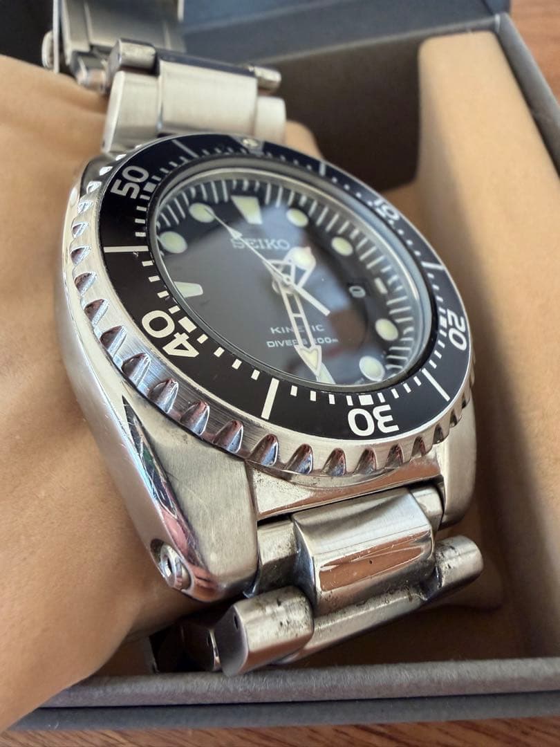 時計 SEIKO KINETIC DIVERS 5M62-0bl0