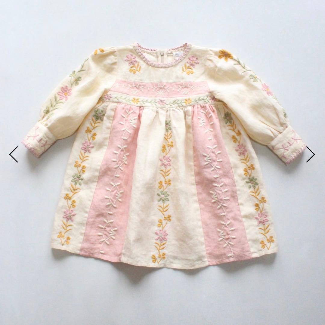 ワンピース Apolina PASCALE DRESS Cashew 18-24M