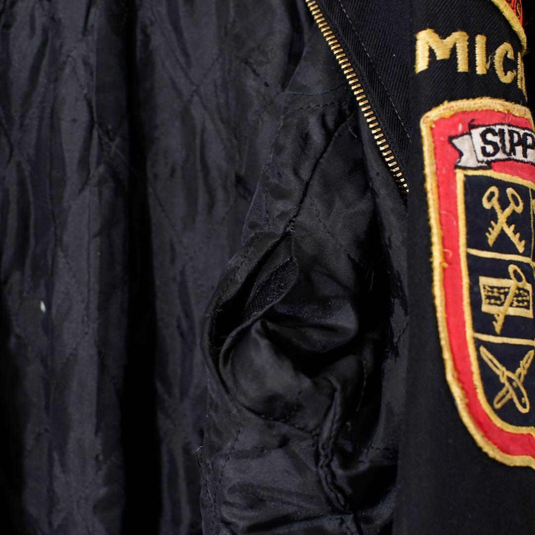 米軍ミリタリー90S U.S.NAVY 海軍 ツアージャケット USS