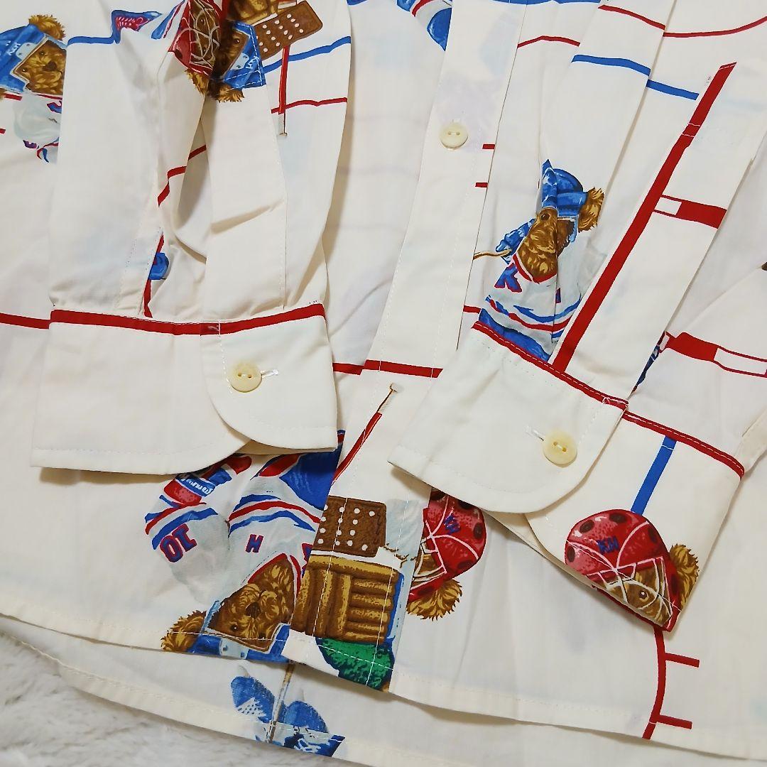 【美品】Karl Helmut ベアホッケー ボタンダウンシャツ ピンクハウス