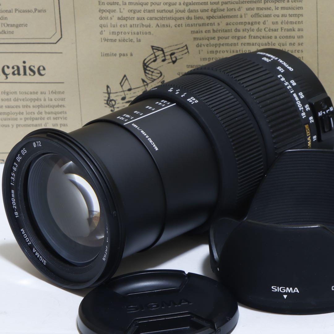 ⭐︎広角〜望遠&手ブレ☆Sigma 18-200mm OS for キャノン ☆