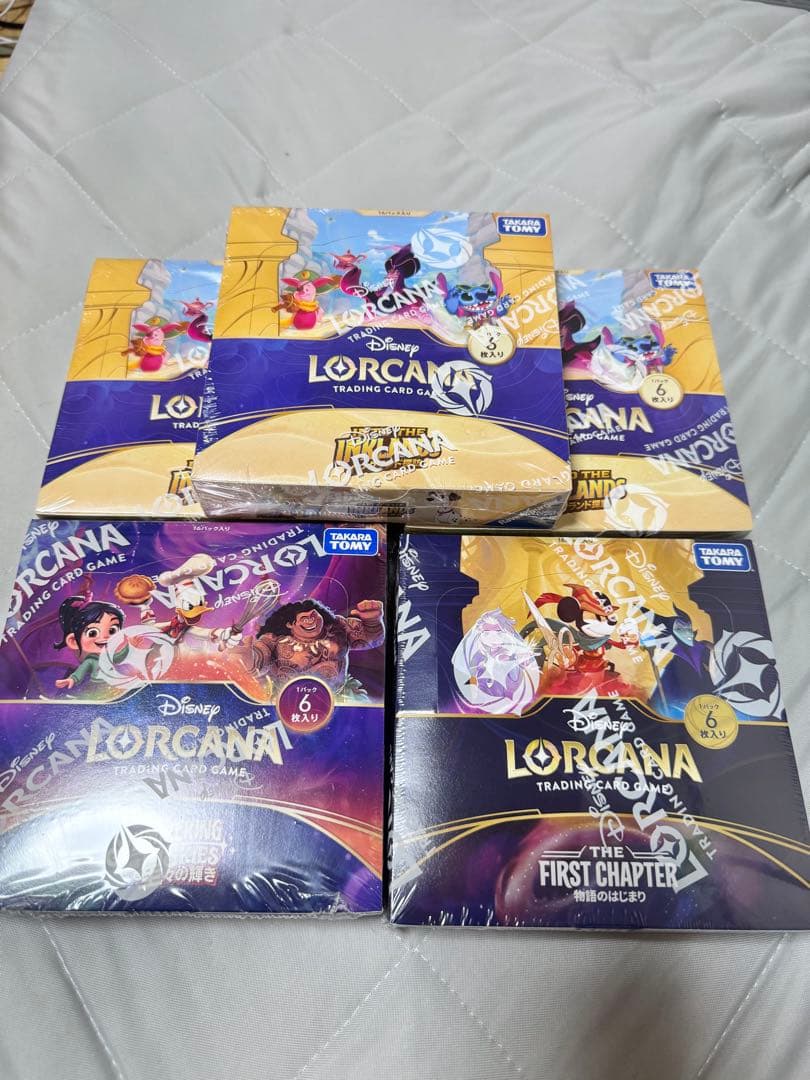 Disney Loracana トレーディングカード 5ボックス