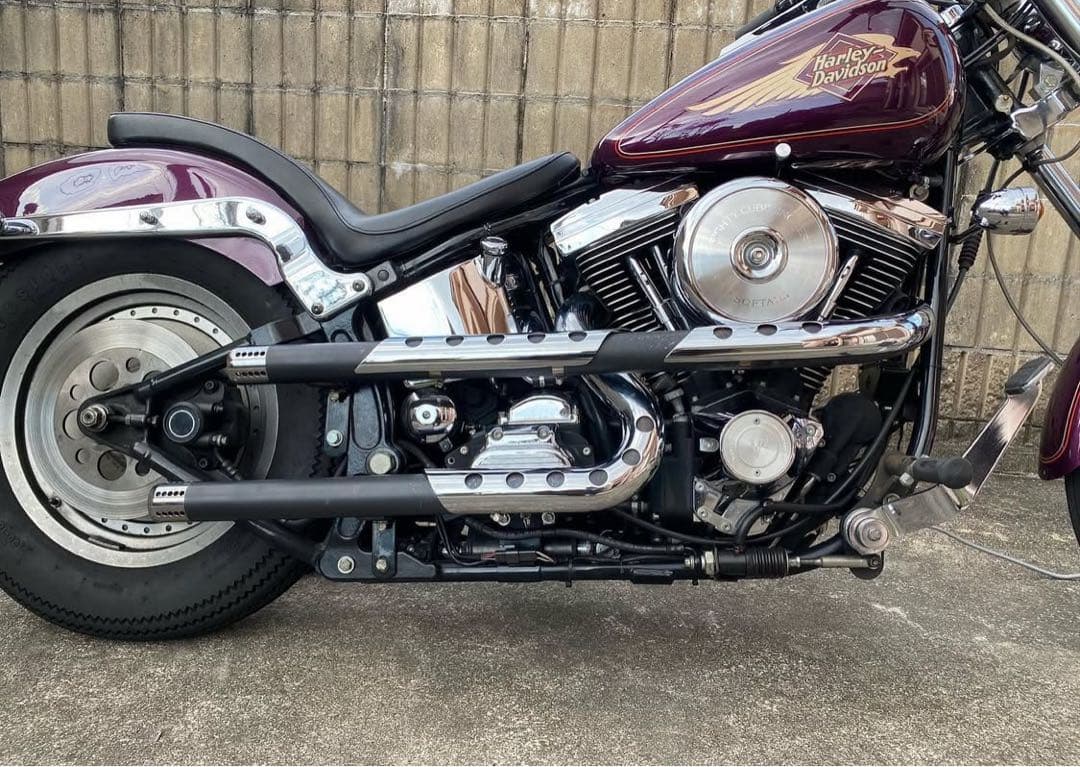 ハーレー　シート　コブラシート　イージーライダース　エボリューション　FXSTC