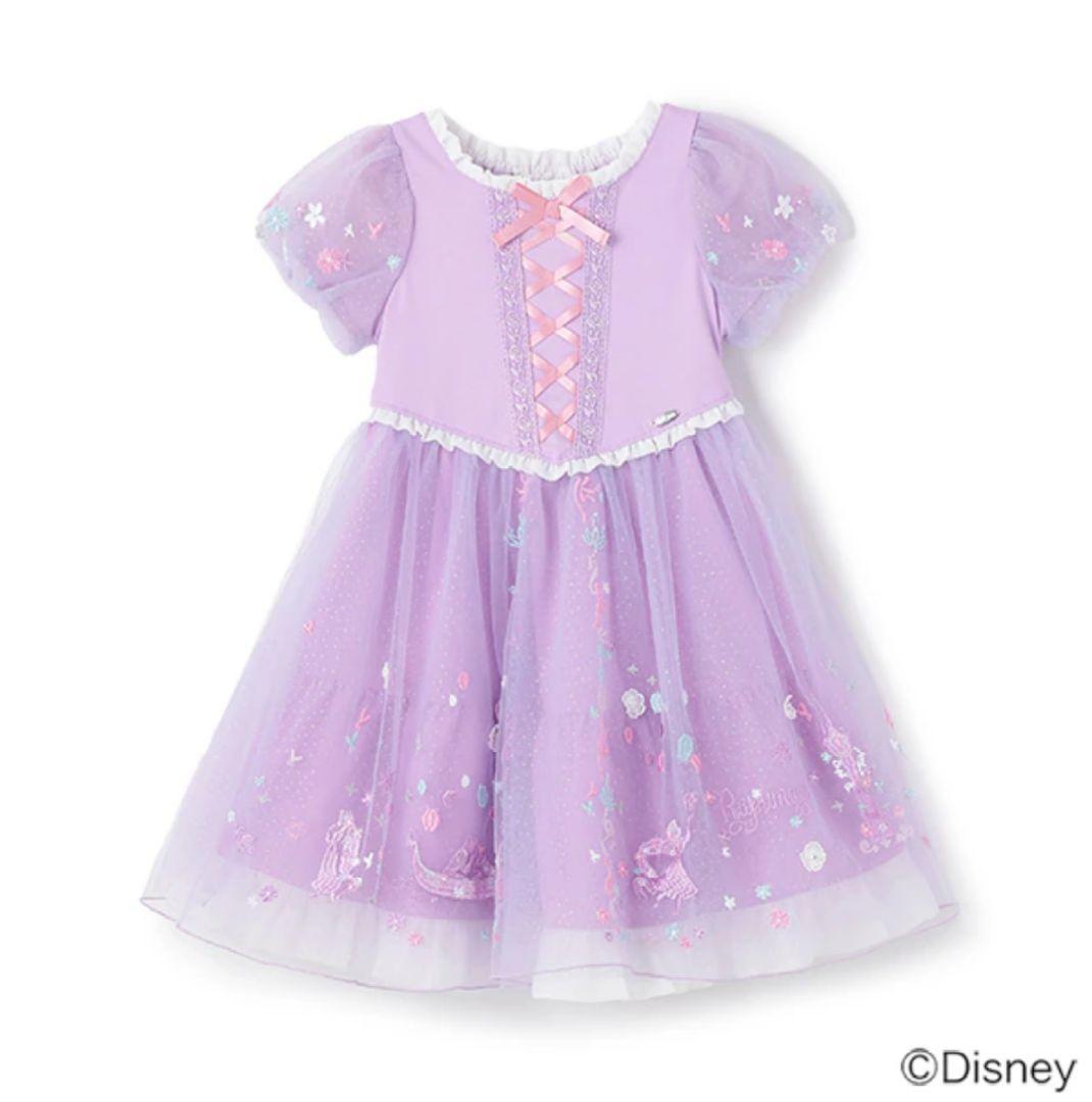 メゾピアノ♡【ラプンツェル】ドッキングワンピース 140