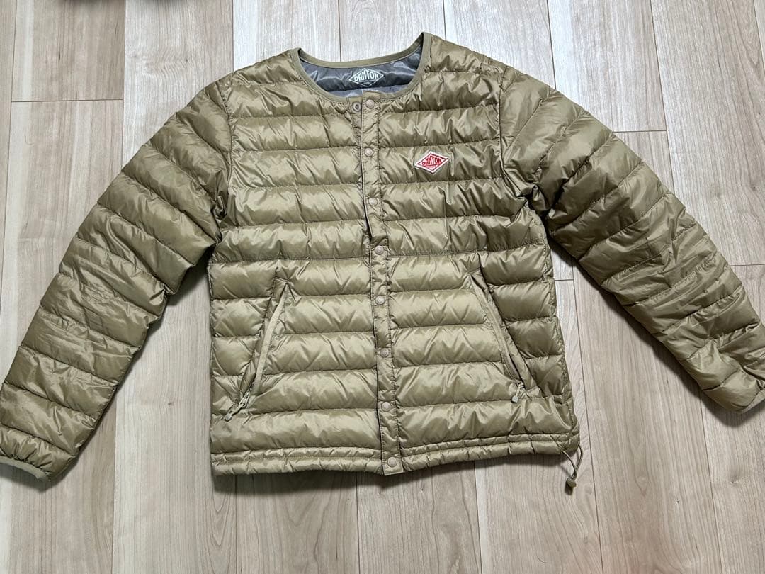 DANTON ベージュ ダウンジャケット