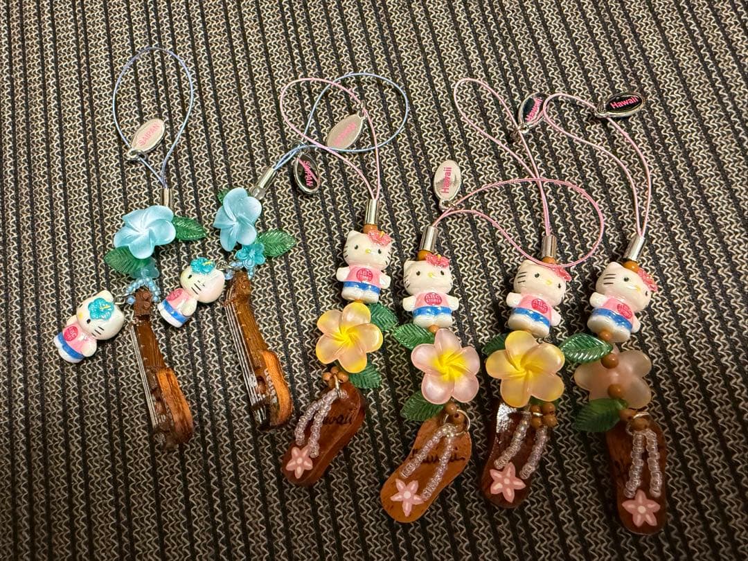 レア 限定白キテイkitty 根付けストラップ ABCstore